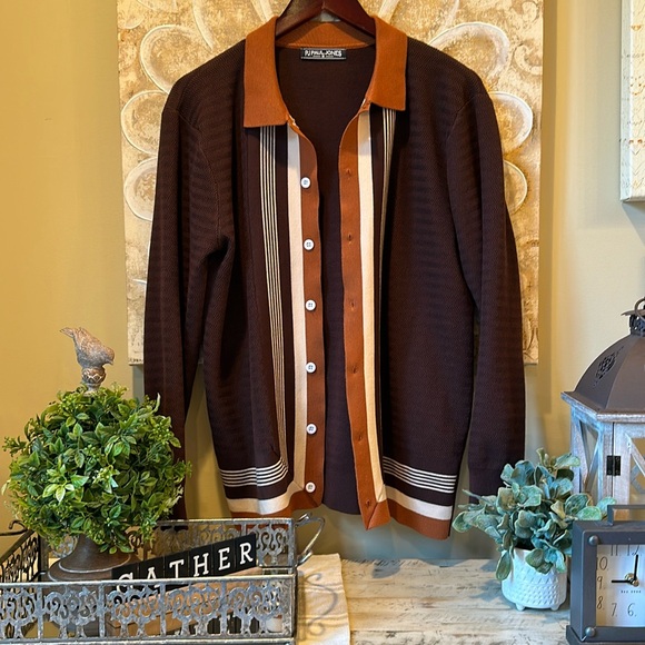 PJ Paul Jones Cardigan Sweater 🐻🍂🥃 - Picture 5 of 6